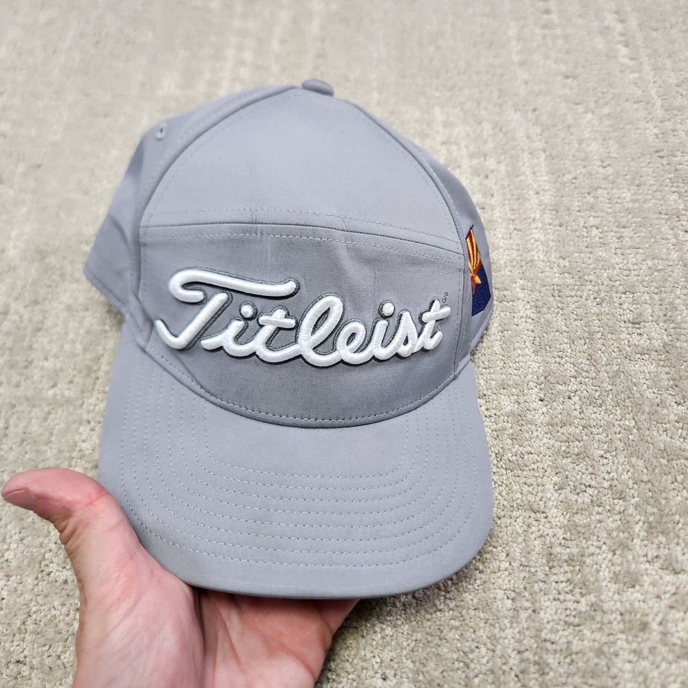 Titleist Diego Hat Adjustable Gray Golf Cap Tour Snapback Arizona Panel